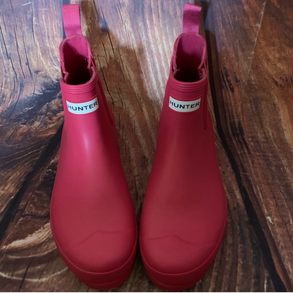 Hunter Chelsea Short Boots Pink!